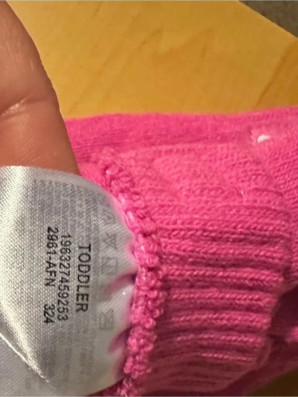 Nike Bright Pink Kids Mittens - Soft Knit Pair